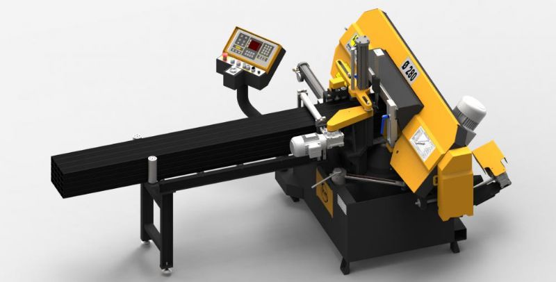 Electronic Angle and Group Cutting Band Sawing Machine - Metal Processing Machines and Equipment - Kesme 90°: 280 mm - 45° : 230 mm