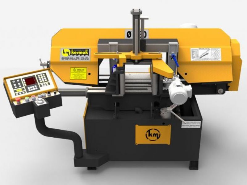 Electronic Angle and Group Cutting Band Sawing Machine - Metal Processing Machines and Equipment - Kesme 90°: 280 mm - 45° : 230 mm