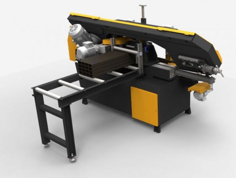 Electronic Group Cutting Articulated Band Saw - Metal Processing Machines and Equipment - Elektronik Tip Grup Kesim Otomatik Mafsallı Şerit Testere