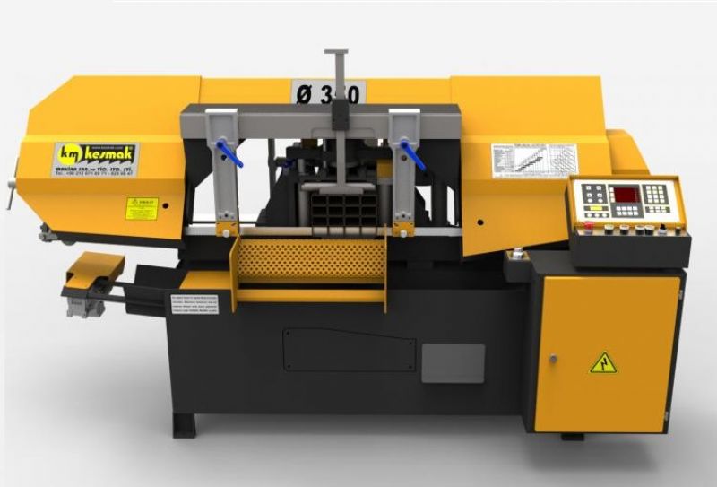 Electronic Group Cutting Articulated Band Saw - Metal Processing Machines and Equipment - Elektronik Tip Grup Kesim Otomatik Mafsallı Şerit Testere