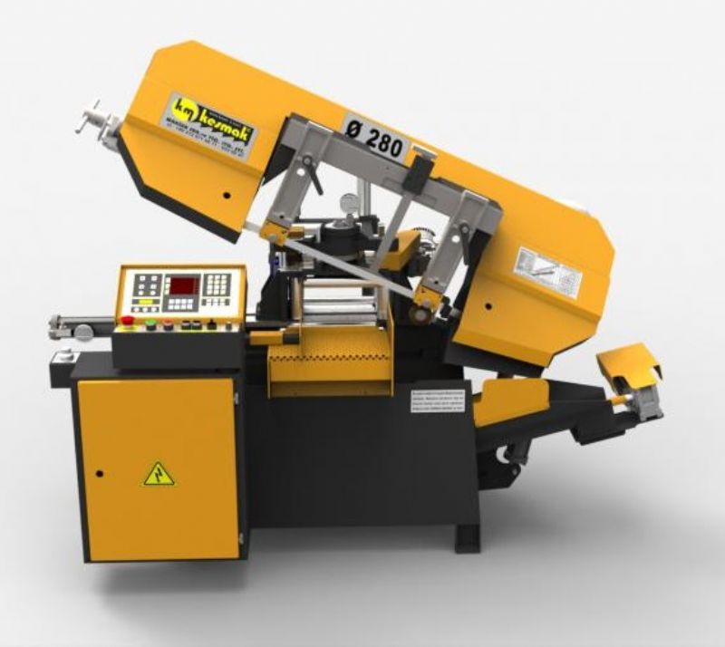 Electronic Group Cutting Articulated Band Saw - Metal Processing Machines and Equipment - Elektronik Tip Grup Kesim Otomatik Mafsallı Şerit
