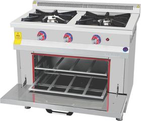 Emeksan 2-Seater Range Cooker Gas, 100*60*85 cm - Industrial Kitchen Machinery and Equipment - EMEKSAN2LI