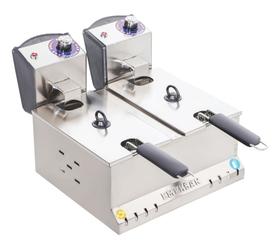 Emeksan 3+3 Liter Fryer Electric Double Fryer - Industrielle Küchenmaschinen und -geräte - EMEKSAN33L