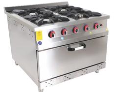 Emeksan 4-Burner Range Cooker Gas, 80*80*85 cm - Industrielle Küchenmaschinen und -geräte - EMEKSAN4LK