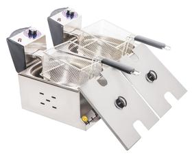 Freidora Eléctrica Doble Emeksan 5+5 Litros - Maquinaria y Equipos de Cocina Industrial - EMEKSAN55L