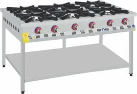 Poêle Emeksan 6 pièces avec gaz de la plate-forme de base 150*100*85 cm