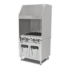 Grill d'eau mural inoxydable Empero, 96x85x215 cm, gaz - Machines et équipements industriels de cuisine - EMPEROPASL