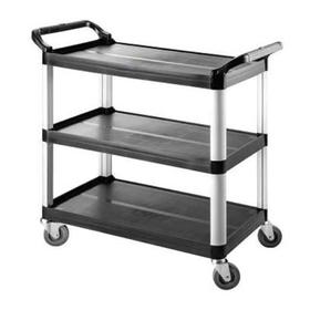 Empero Plastic Service Trolley, 3 Tiers, 50x80x97 cm - Industrial Kitchen Machinery and Equipment - EMPEROPLAS