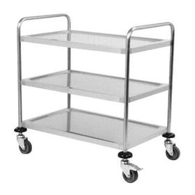 Empero Service Trolley, Three Tiers, 55x86x90 cm - Industrial Kitchen Machinery and Equipment - EMPEROSERV