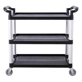 Carro de Servicio Epinox Negro (SAS-1) - Maquinaria y Equipos de Cocina Industrial - EPINOXSERV