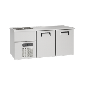 ثلاجة فرينوك KGN2-2E-L-R290 لتبريد البيرة بحوض مزدوج KGN2-2E-L-R290 - آلات ومعدات المطبخ الصناعية - FRENOXKGN2