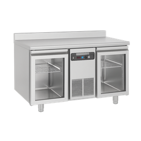 Холодильник Frenox Monoblock 2 стеклянные двери 130x60x85 прилавка CSN2-M-G-R290 - Промышленные кухонные машины и оборудование - FRENOXMONO