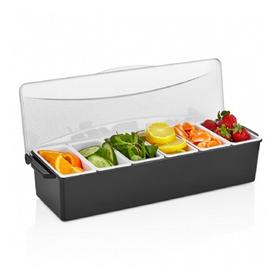 رف عرض بغطاء من جاستروبلاست GSE-06، 6 قطع، أسود - آلات ومعدات المطبخ الصناعية - GASTROPLAS