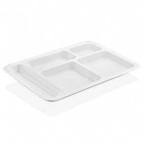 GastroPlast GSS-01 طاولة بلاستيكية كبيرة مكونة من 4 قطع، باللون الأبيض - آلات ومعدات المطبخ الصناعية - GASTROPLAS