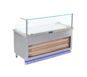 Görkem 180 cm Counter Type Pastry Bowl with Glass, Natural Gas/Cylinder