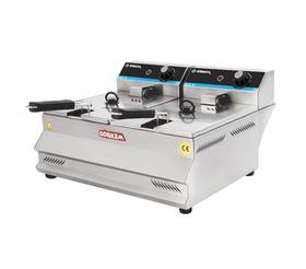 Görkem Freidora 8+8 Litros Eléctrica 69x54x37 cm - Maquinaria y Equipos de Cocina Industrial - GRKEMFRITZ