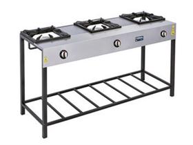 Görkem Gas Lounge Ресторанная плита с 3 конфорками, 140X47X77 см - Промышленные кухонные машины и оборудование - GRKEMGAZLY