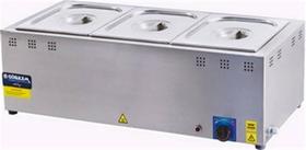 Görkem Ванна Bain Marie 1/1, 3-местная, столешница, 105x60x29 см - Промышленные кухонные машины и оборудование - GRKEMSETST