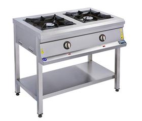 Görkem Stove with Base Shelf 2-Piece Natural Gas/Cylinder 100X60X85 cm - Industrial Kitchen Machinery and Equipment - GRKEMTABAN