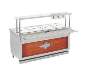 Görkem Cooking 1/1 3 Hot Self Service Counter Electric 115x65x85/125 cm
