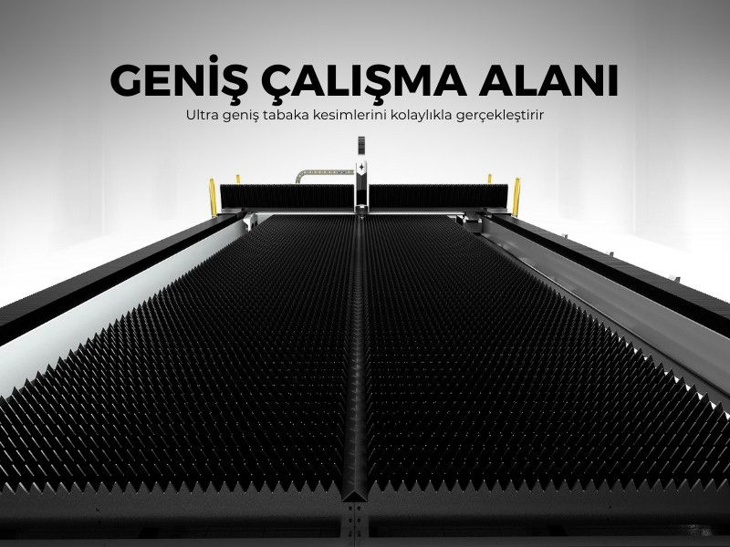 GR-Serie Bodenschiene CNC-Faser Laserschneidmaschine - Metallbearbeitungsmaschinen und -geräte - 6 kW ile 60 kW Arası Lazer Gücü
