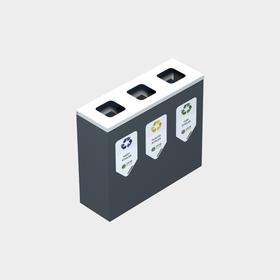 Cubo de reciclaje grupal – 2 - Tecnologías ambientales - BDB.50117-A