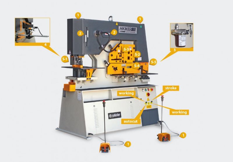 Hydraulic Double Piston Combination Shear - Metal Processing Machines and Equipment - Delme , Kesme ve Zımbalama