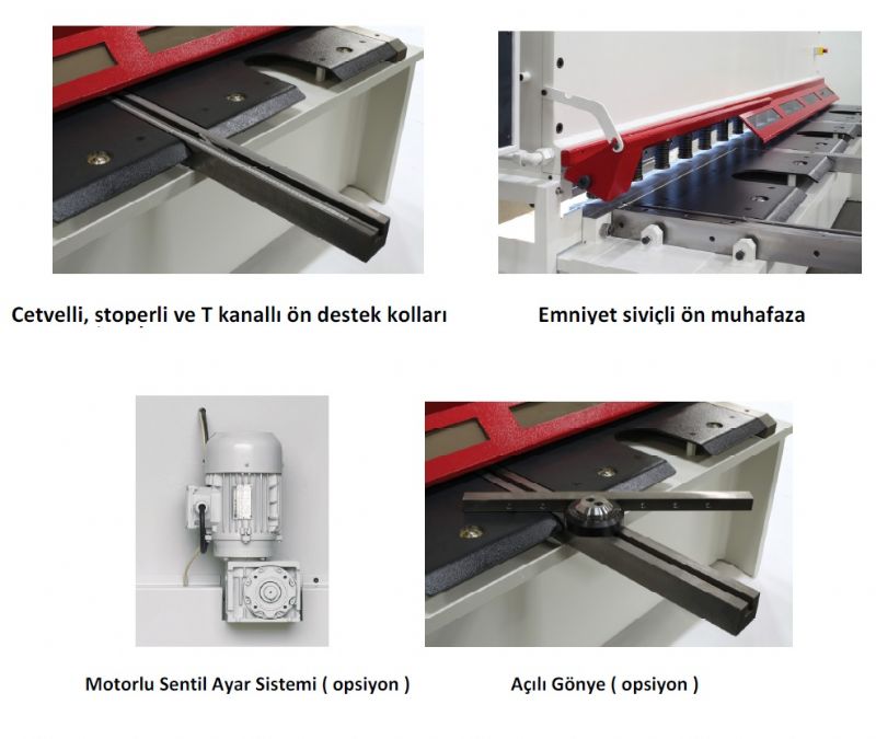 Hydraulic Guillotine Shear NC Controlled - Metal Processing Machines and Equipment - Hidrolik Giyotin Makas