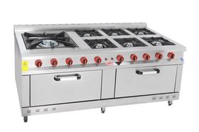 Himaksan 6+1 Диапазон крышек 7 января 2 Духовки 200*100*85 Газ Сертифицирован CE - Промышленные кухонные машины и оборудование - HIMAKSAN61