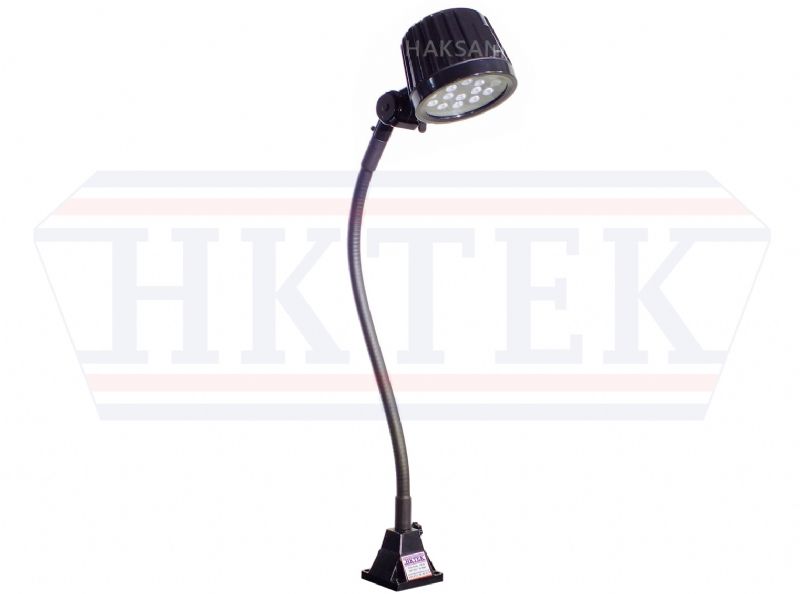 مصباح إضاءة الماكينة LED المرن IP-67 بذراع حلزوني - 18 وات - 2520 لومن - آلات ومعدات معالجة المعادن - LS-12