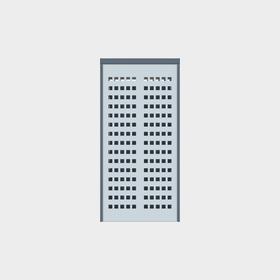 Quadratische Muster Müll Kann - Umwelttechnologien - BDB.30016-A