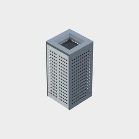 Quadratische Muster Müll Kann - Umwelttechnologien - BDB.30016-A