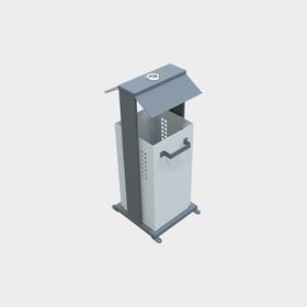 Quadratischer Aschenbecher Müll - Umwelttechnologien - BDB.30008-A