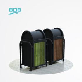 سلة المهملات الخشبية المقببة - التقنيات البيئية - BDB.30112-A