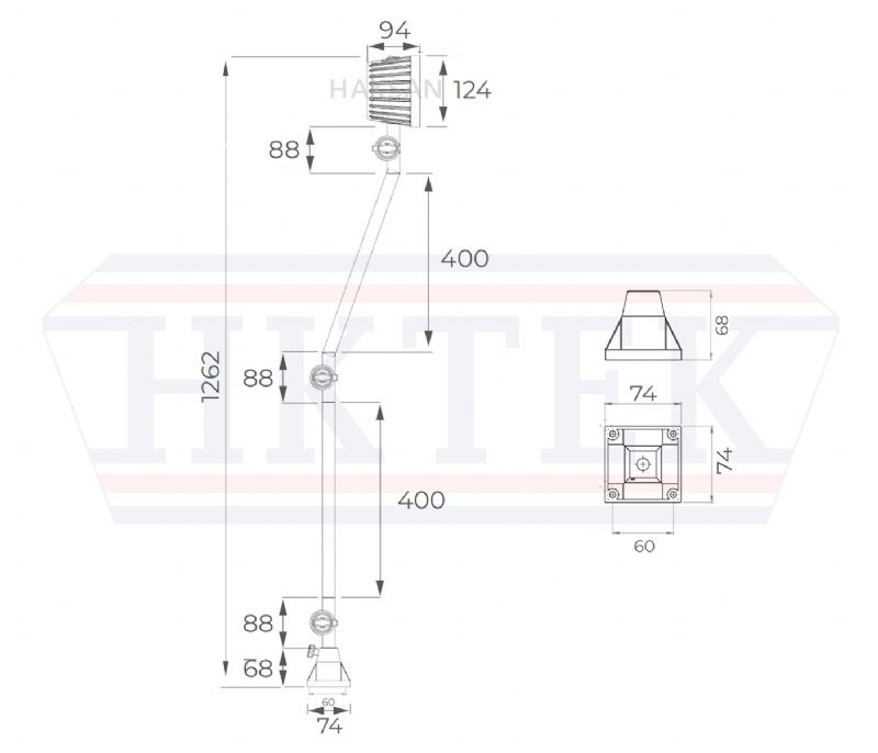 مصباح إضاءة الآلة LED-Acrobat إنارة الآلات الصناعية - آلات ومعدات معالجة المعادن - IP-67 Endüstriyel Armatür