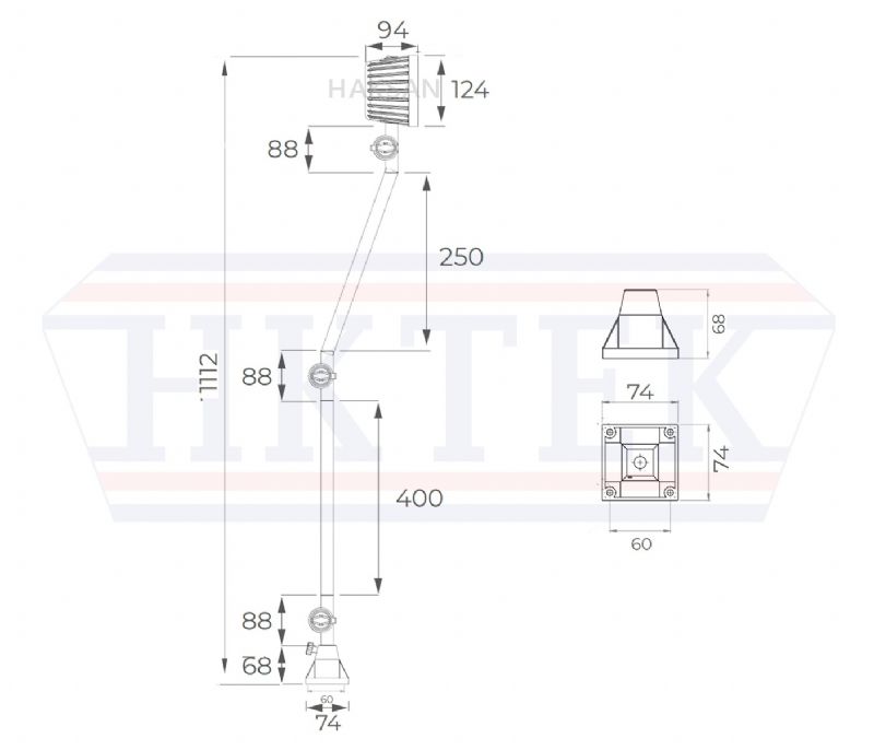 Led Machine Lamp-Projector Lamp-Industrial Bench Luminaire - Metal Processing Machines and Equipment - 18 WATT LED Makina Armatürü