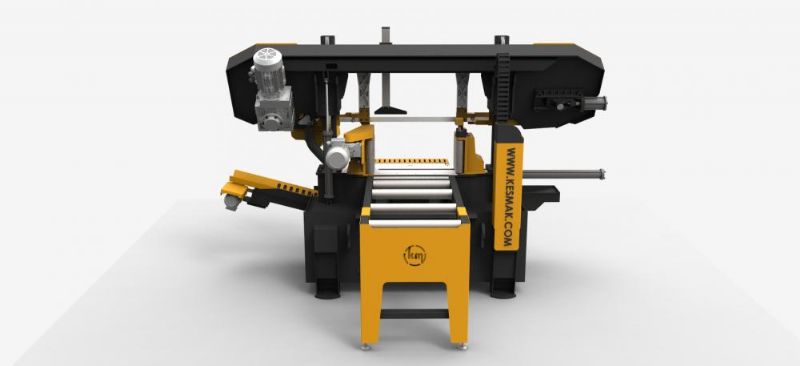 Gerade geschnittene elektronische Bandsäge mit Linearführung - Metallbearbeitungsmaschinen und -geräte - Lineer Kızaklı Düz Kesim Elektronik Şerit Testere