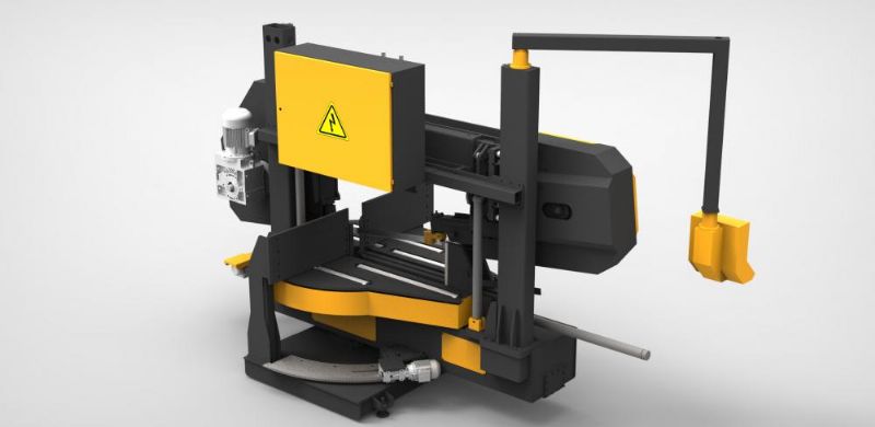 Linearführung Servo angetriebene Winkel Schneidbandsäge - Metallbearbeitungsmaschinen und -geräte - Lineer Kızaklı Servo Sürücülü Açılı Kesim Şerit Testere Tezgahı