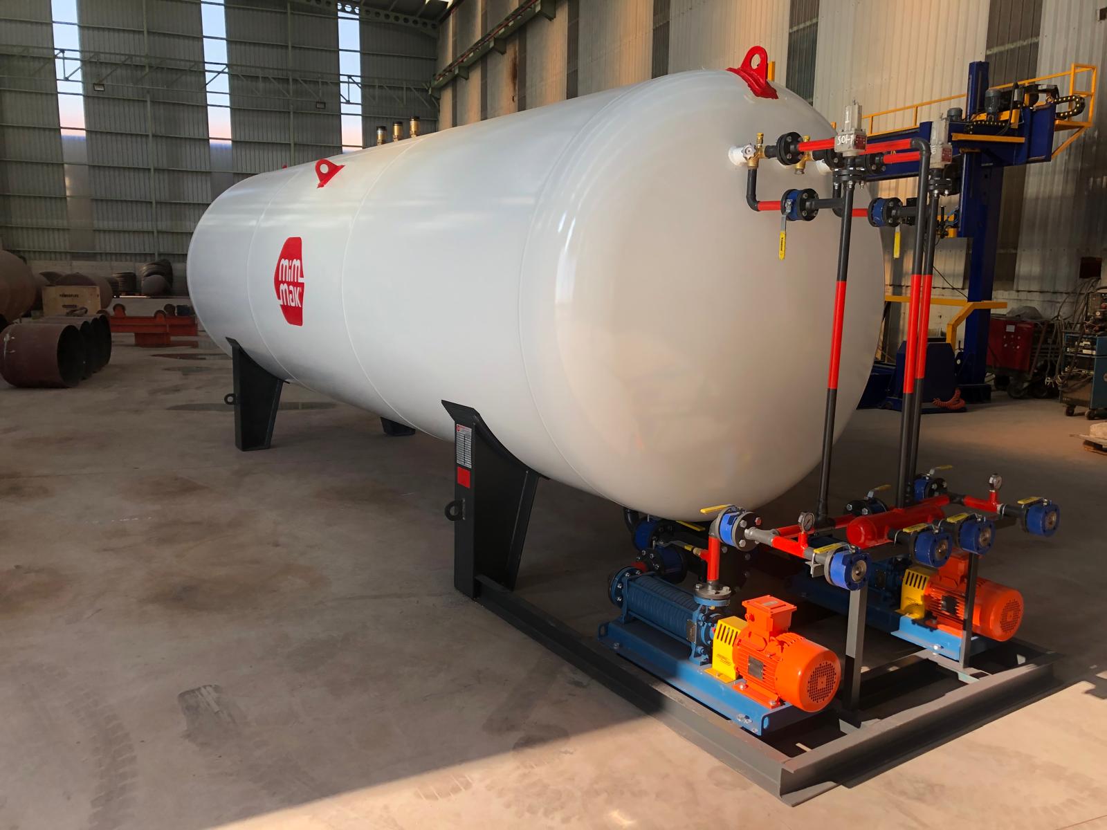 LPG Skid System - Industrial Tanks and Pressure Vessels - LPG-SKID-001