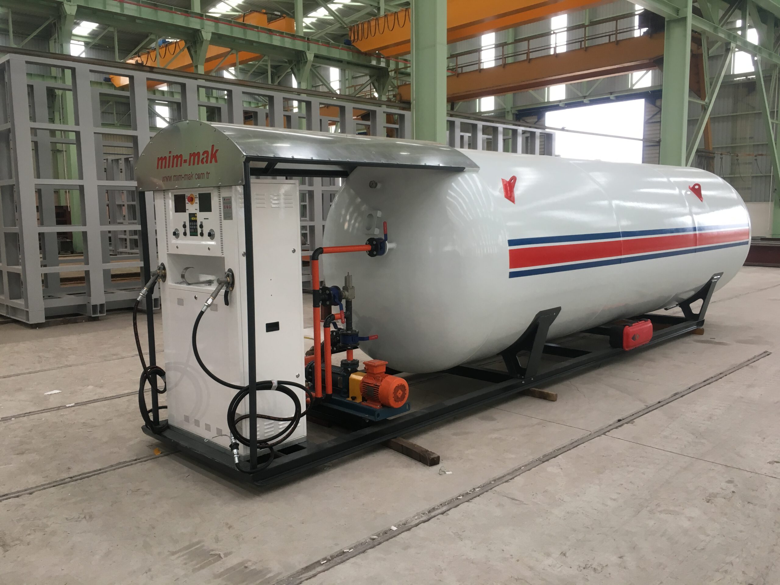 LPG Skid System - Industrial Tanks and Pressure Vessels - LPG-SKID-001