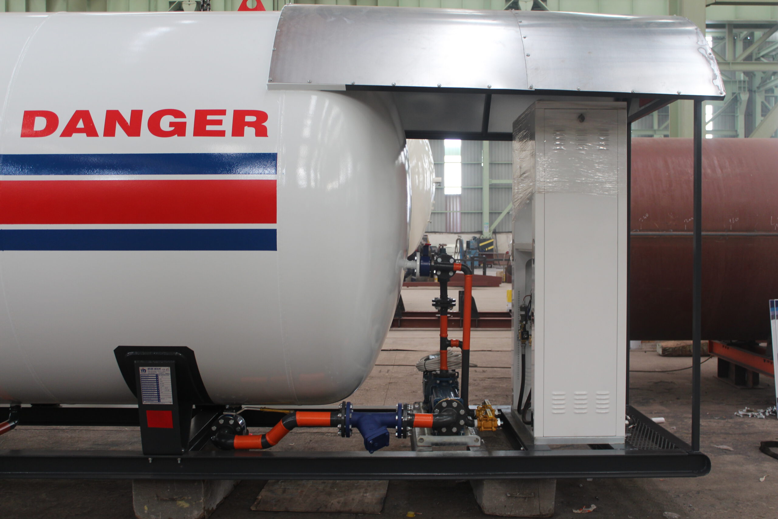 LPG Skid System - Industrial Tanks and Pressure Vessels - LPG-SKID-001