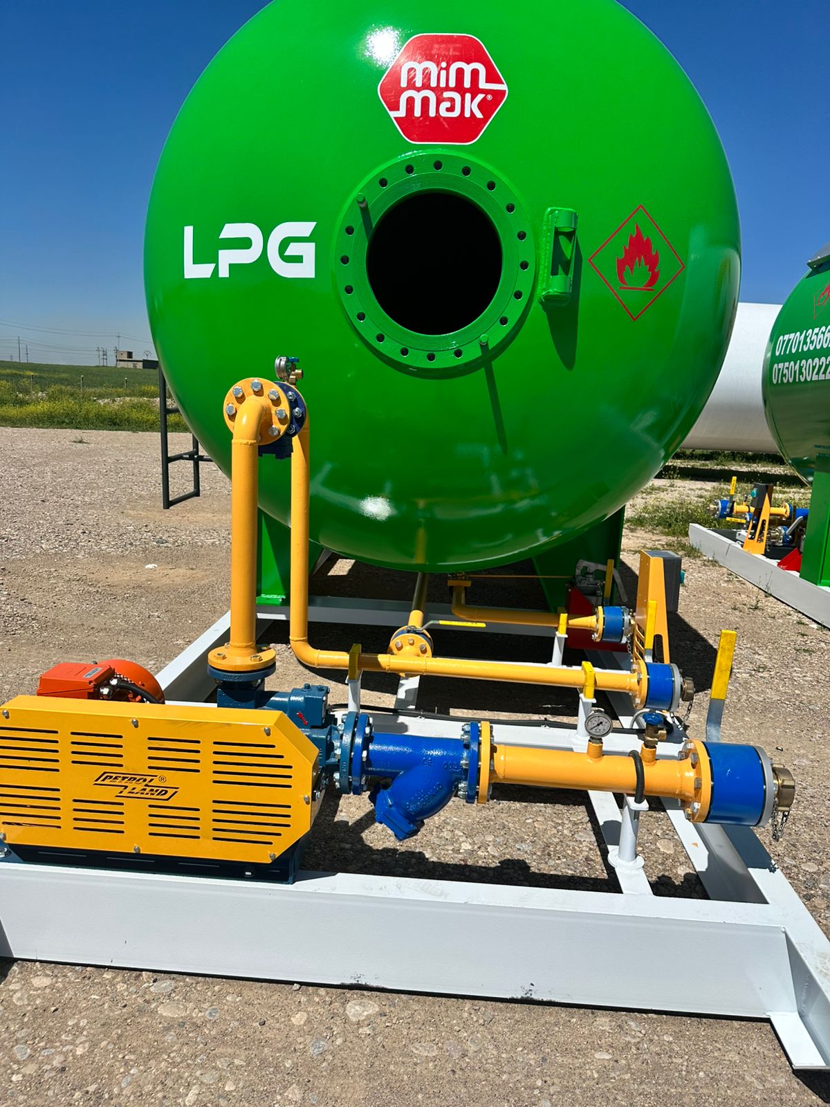 LPG Skid System - Industrial Tanks and Pressure Vessels - LPG-SKID-001