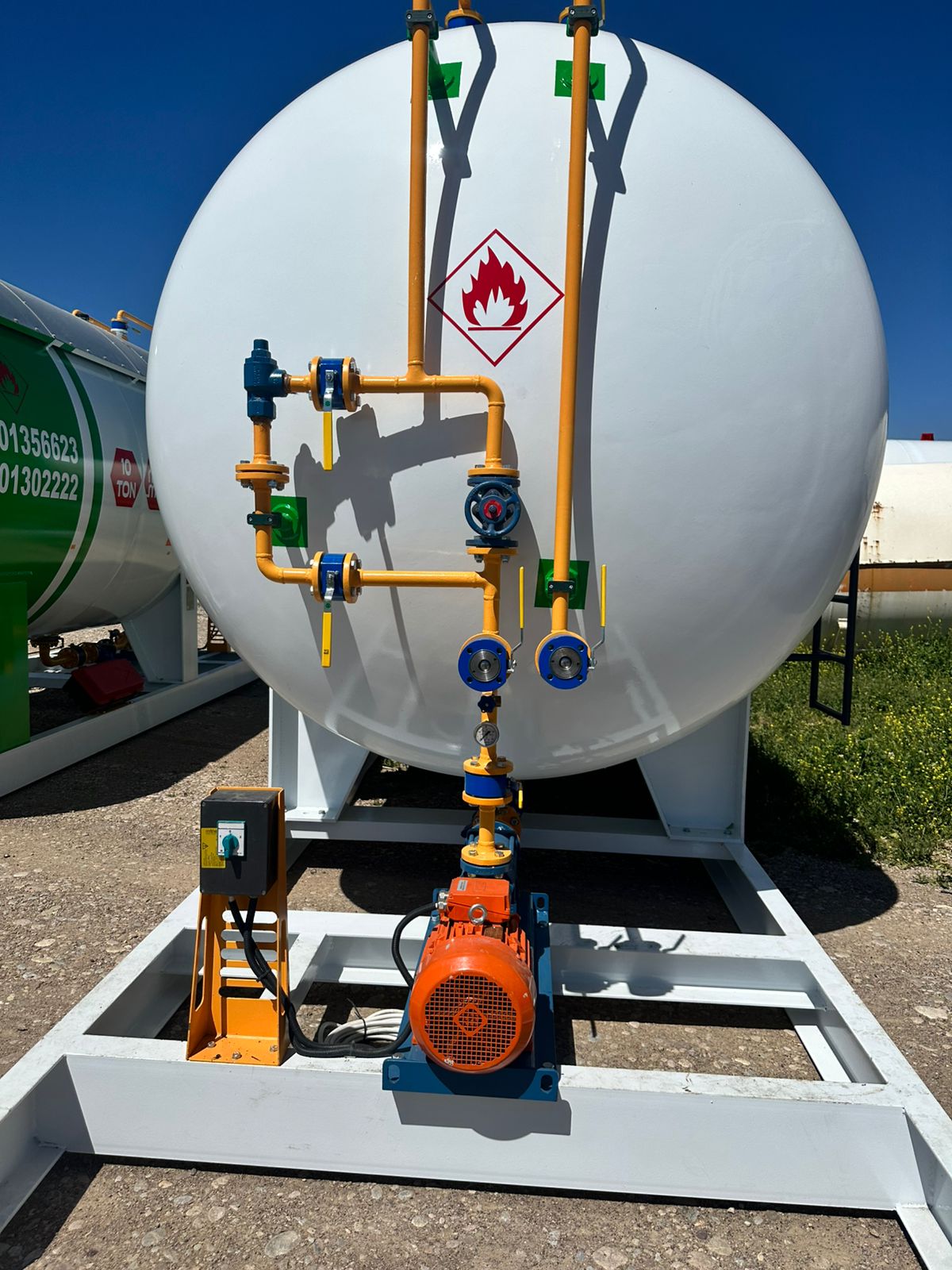 LPG Skid System - Industrial Tanks and Pressure Vessels - LPG-SKID-001