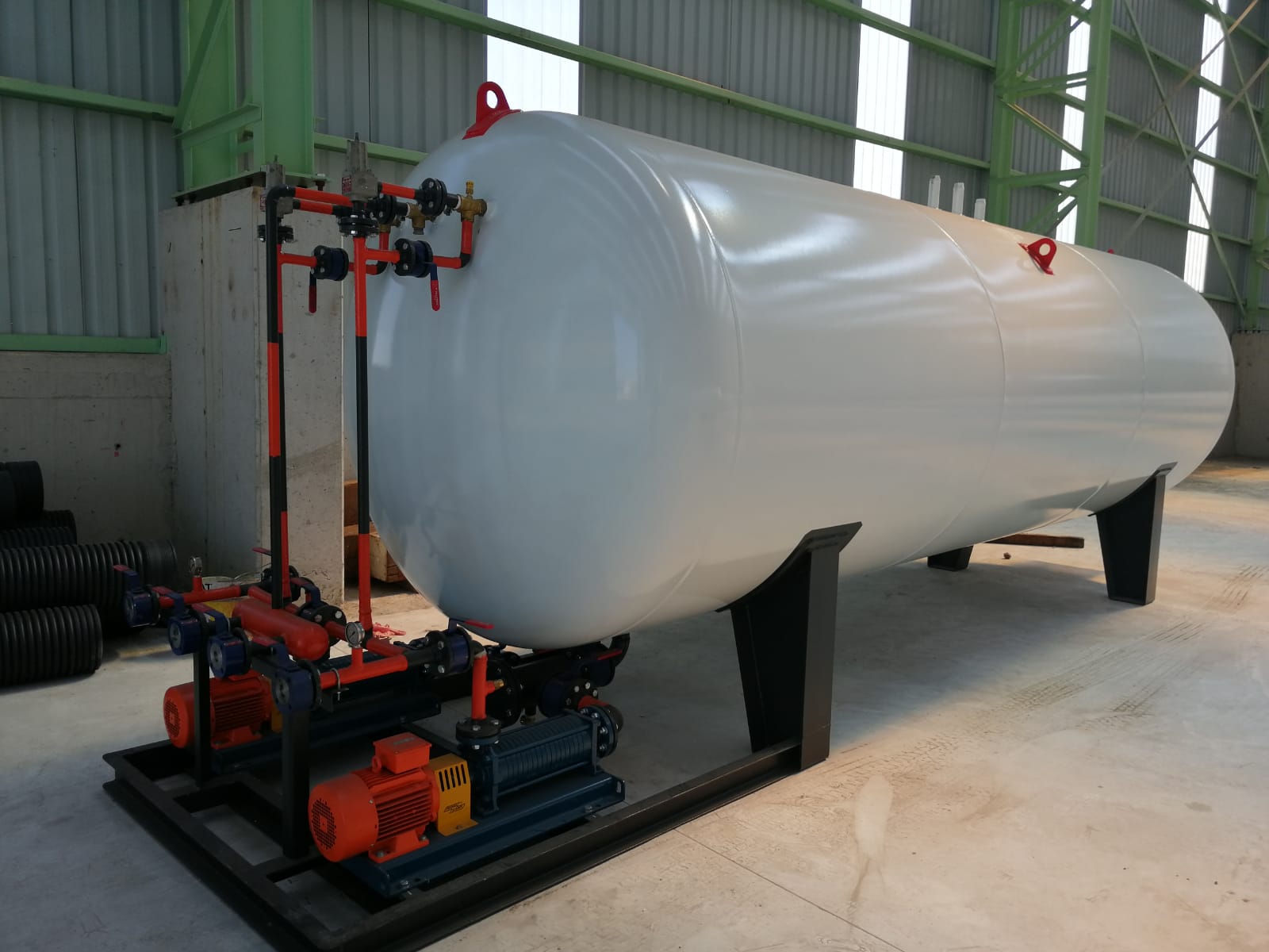 LPG Skid System - Industrial Tanks and Pressure Vessels - LPG-SKID-001