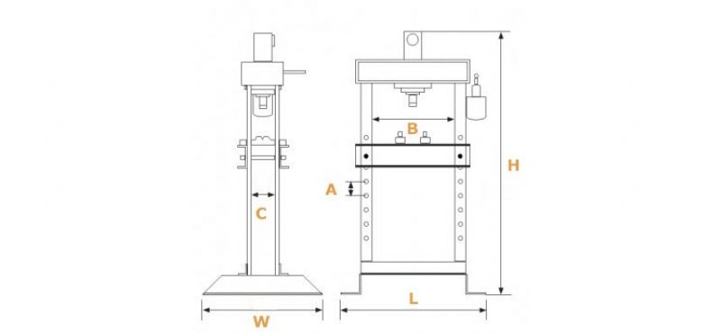 Manuelle Desktop Arm Hydraulische Presse - Metallbearbeitungsmaschinen und -geräte - Masaüstü Manuel Hidrolik Atölye Presi