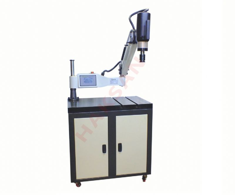 Servo Motor Digital Touch Screen Tapping Machine with Table Acrobat Arm - Metal Processing Machines and Equipment - Alt Tablalı ve Dolaplı