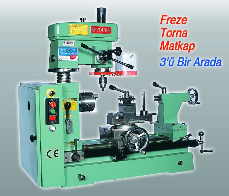 Tour multi-usages de bureau (Lathe-Milling-Drill) - Machines et équipements de traitement des métaux - HQ 400