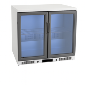 Охладитель для бутылок с задней панелью Ndustrio, хром, 900x520x900, GDC-250-SS - Промышленные кухонные машины и оборудование - NDUSTRIOBA