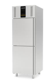 Ndustrio Refrigerador vertical para refrigerios con motor superior de dos medias puertas PNX- CPS-102-UC