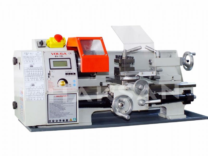 Desktop Mini Lathe with Inverter Speed ​​Adjustment Digital Tachometer - 220 Volt